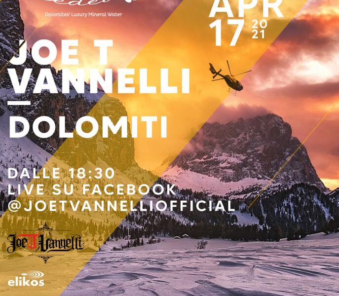 Cedea sponsors Joe T Vannelli in his Dolomites show